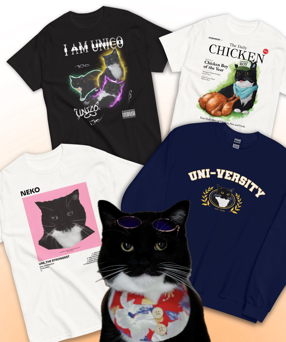 unicouniuni3's tweet image. New Summer Collection!
We just added 8 new designs to our merchandise store, more information below :3☀️