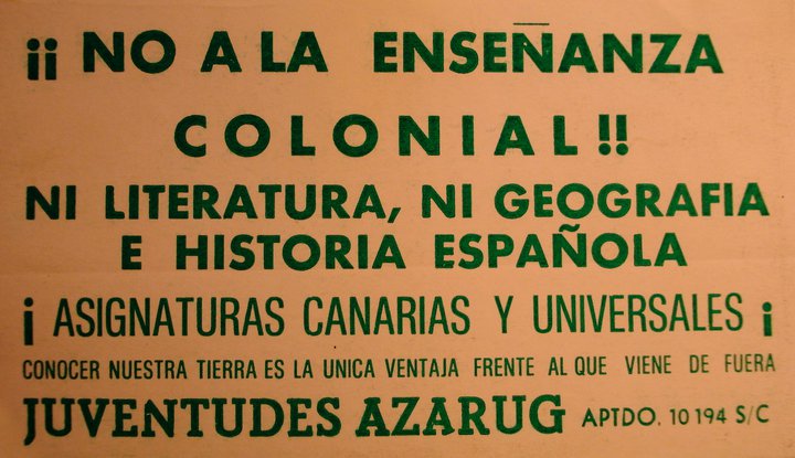 aitidenguanche's tweet image. NO A LA ENSEÑANZA COLONIAL, lo seguimos diciendo casi 20 años después... ✊