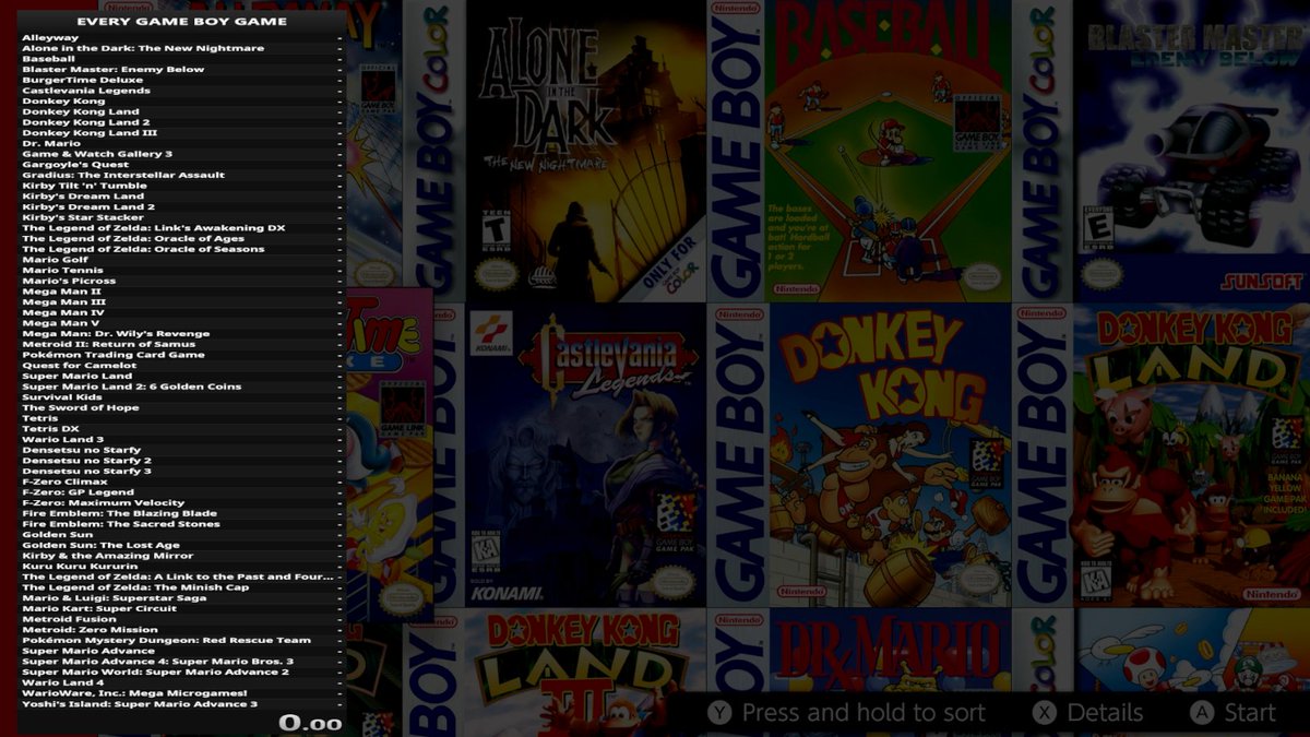 CONEY's tweet image. Stream's up
Beating* Every Single** Game Boy + GBA Game†
* Level 1
* on NSO
† Listen, I'll be honest with you. The Game Boy's library is kind of ass. This stream might be bad. I'll be taking attendance but don't feel obliged to show up. Just drop off your Prime, okay? Thanks.