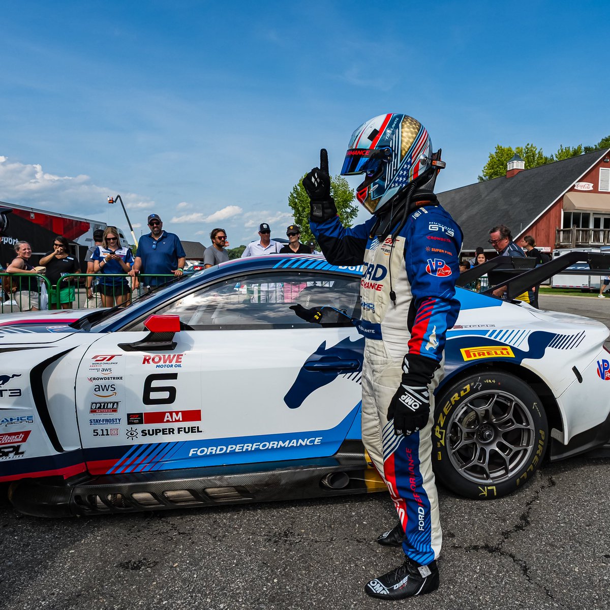 FordPerformance's tweet image. #GTWorldAmerica | The Dollahite Racing #MustangGT3 earned a @gtworldcham AM class victory at @VIRNow. The team has recorded at least one class victory in its last three series events.