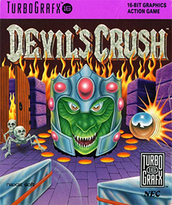 Gamingsubs's tweet photo. #OnThisDay July 20, 1990, Devil’s Crush launched in Japan for the PC Engine. Developed by Compile, this eerie pinball game featured a three-screen-high table filled with skeletons, sorcerers, and bonus stages. Ported to Genesis as Dragon’s Fury in 1991. 🧛♂️🎱
#DevilsCrush https://t.co/zXB3oWTnHo
