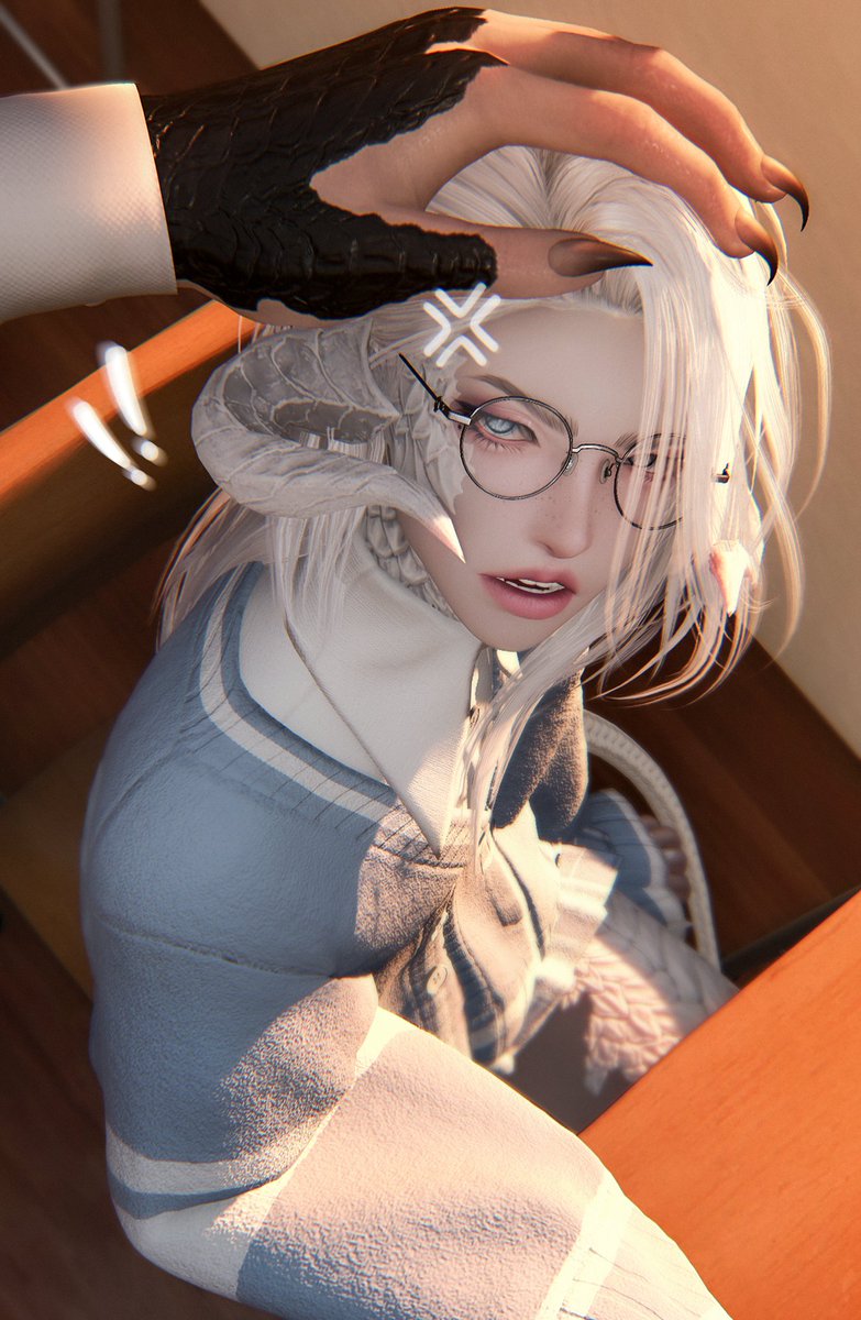 tekXIV's tweet image. stop bugging him, he&apos;s trying to study .ᐟ💢