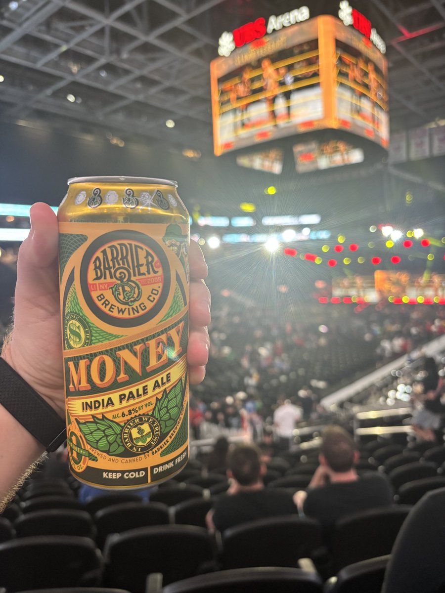 TheMatthewRoyer's tweet image. Not the biggest fan of IPAs, but only felt right that “Beer Money” made an appearance at #Slammiversary. @ThisIsTNA