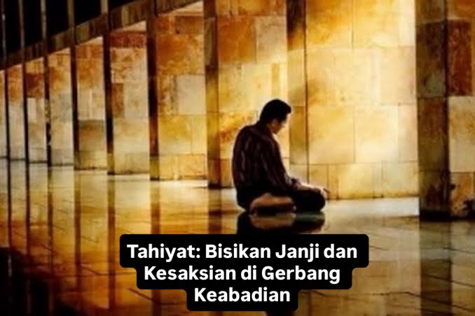 Tahiyat: Bisikan Janji dan Kesaksian di Gerbang Keabadian

Tahiyat adalah jeda yang membuka rahasia, ketika seorang hamba duduk dalam diam paling halus, menyapa Tuhannya dengan penuh adab. Saat lidah berbisik “at‑tahiyyātu lillāh…”, ruh menanggalkan semua kehormatan palsu. Hanya