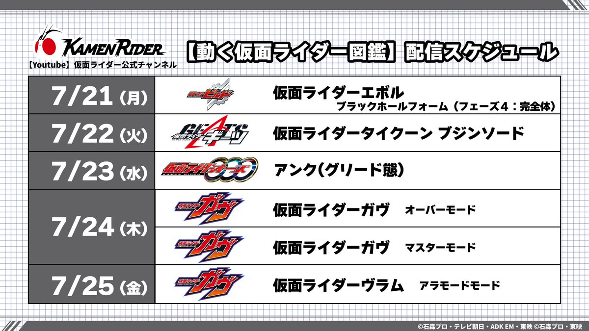仮面ライダー公式 tweet media
