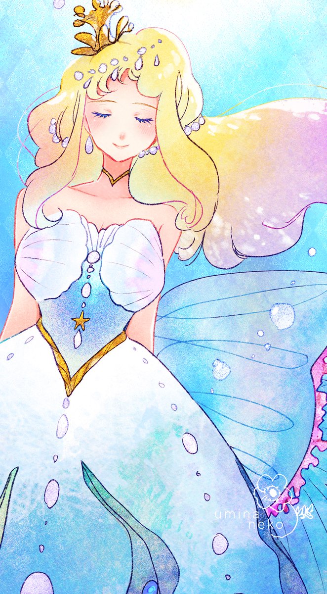 umina_neko's tweet image. 海のゆらめきドレス
#海の日