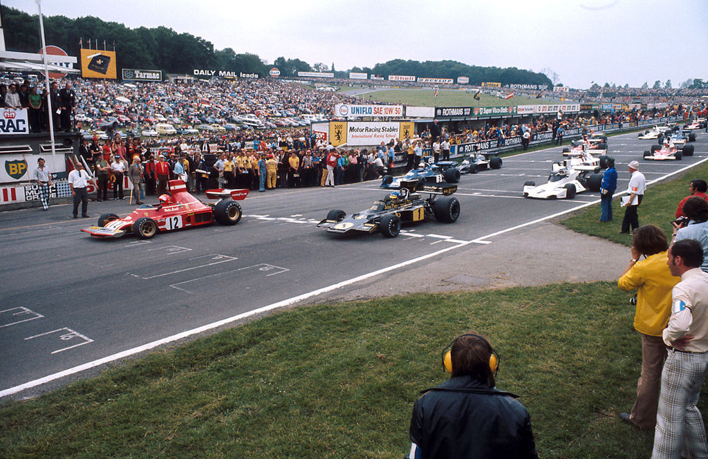 LegendarysF1's tweet image. Start, GP Brands Hatch 1974.
📸: MSI / Getty Images.
#F1