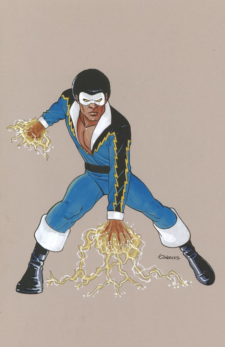 JasPosey's tweet image. My acquisition of Black Lightning by Gene Gonzales cafurl.com/?i=31938 #GeneGonzales #artpurchase #BlackLightning #JeffersonPierce #Outsiders #JL #JusticeLeague #JusticeLeagueart #DCComics #comicart #comicbookart #comics #comicbooks #DCSuperheroes #superhero #comicsuperhero