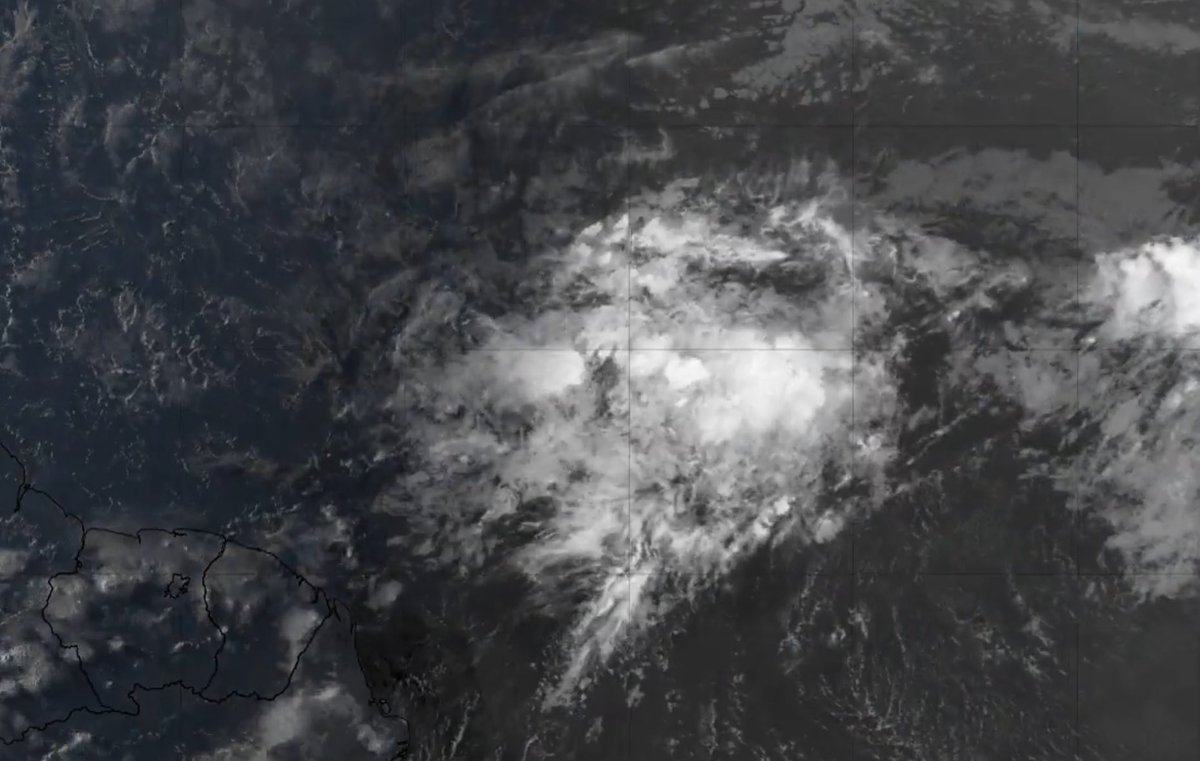 WeatherWatchPR's tweet image. Última hora…
🔷Onda tropical (gráfica 1) al este de las Antillas Menores, toma un leve impulso y es clasificada por el Centro Nacional de Huracanes como el Invest 94L.🔷
✔️En el comunicado de las 2PM la onda tropical tenía una posibilidad de desarrollo de sólo 10%. Sin…