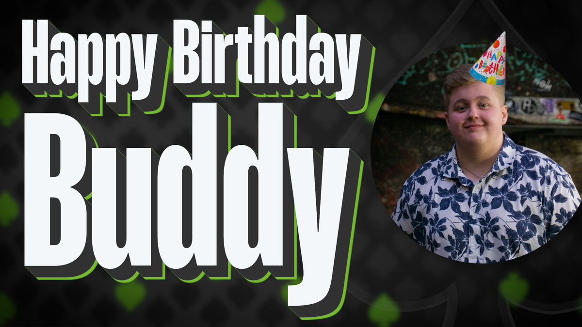 AceGaming (@acegamingde) on Twitter photo HAPPY BIRTHDAY <a href="/SGD_Buddy/">Florian ''Buddy'' Hartwig</a>!🥳
Heute ist der Geburtstag des lautesten und schnellsten Casters im Westen.
Wir wünschen dir alles Gute und einen entspannten Tag!💚 HAPPY BIRTHDAY <a href="/SGD_Buddy/">Florian ''Buddy'' Hartwig</a>!🥳
Heute ist der Geburtstag des lautesten und schnellsten Casters im Westen.
Wir wünschen dir alles Gute und einen entspannten Tag!💚