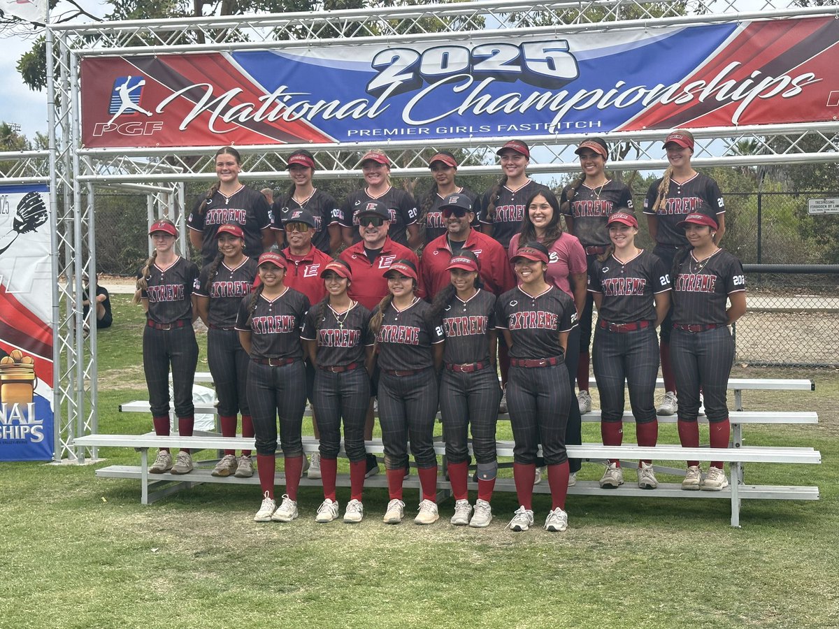 Gianna Willes (@gwilles2027) on Twitter photo Bracket play starts tomorrow at PGF Nationals 🏝️ looking forward to more time on the dirt with my team ❤️🖤
🗓️ Monday, July 21
⏰ 8:00am
📍 HBSC, Field #1
<a href="/ExtremeSoftbal/">Extreme 16U-Rios</a> CheeHoooo!! Bracket play starts tomorrow at PGF Nationals 🏝️ looking forward to more time on the dirt with my team ❤️🖤
🗓️ Monday, July 21
⏰ 8:00am
📍 HBSC, Field #1
<a href="/ExtremeSoftbal/">Extreme 16U-Rios</a> CheeHoooo!!