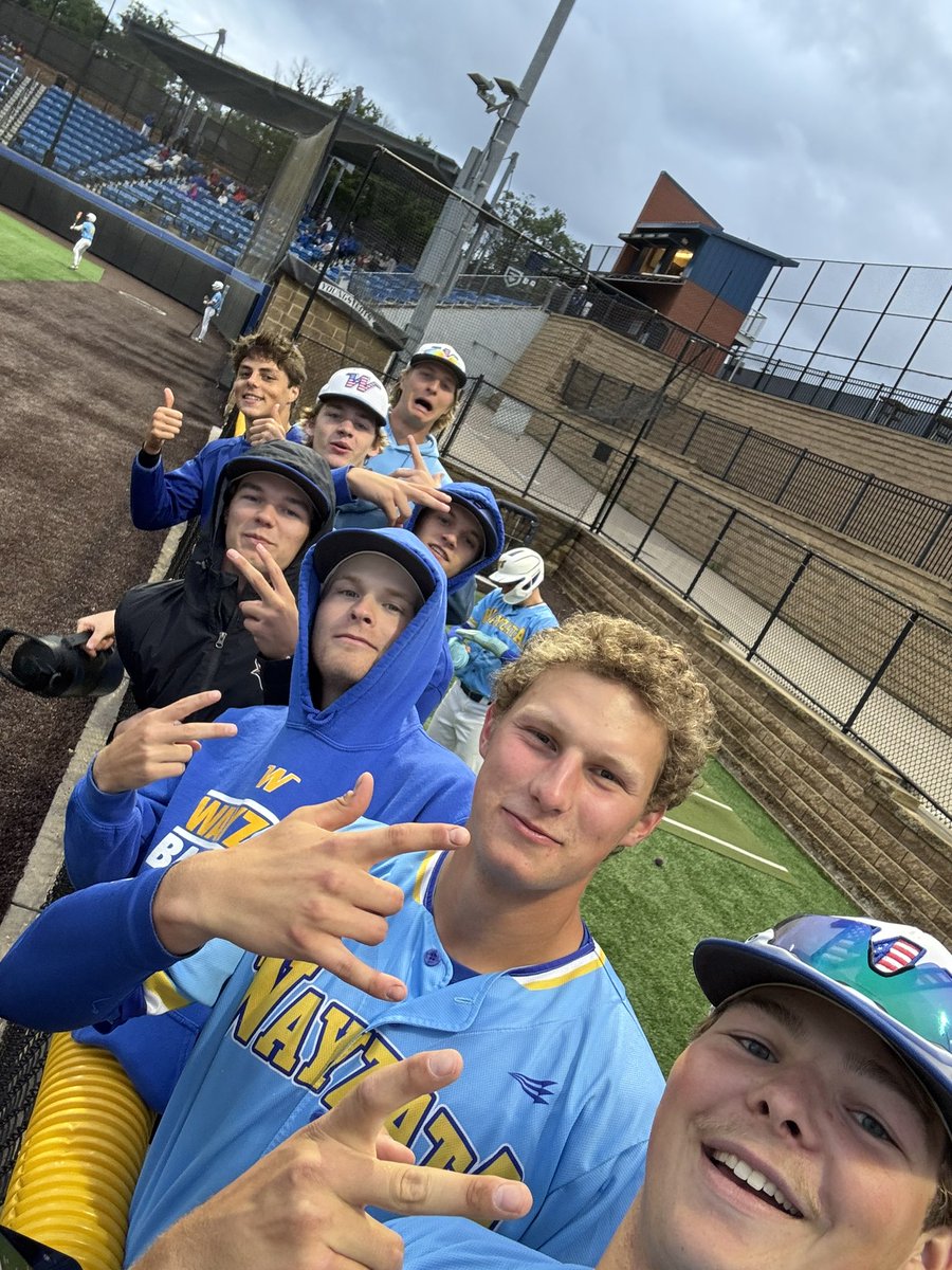 Wizards beat Excelsior 14-1 on Wednesday, forgot to post the lineup but enjoy the photo from the pen.

Mathieson CG 2H 3K ER

Negash 2-4 3B 2R 2RBI
Koth 2-3 3R RBI
Deselich 2-2 2 2B RBI
Porisch Grand Slam

Boutwell brothers, Colvin, Hendricks add a knock