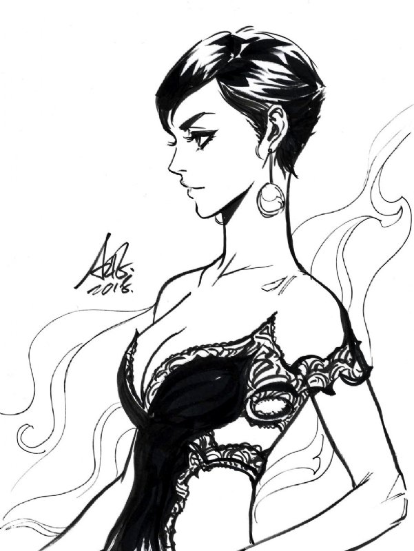purpleselina's tweet image. Selina Kyle in Wedding Dress by Greg Land // Artgerm