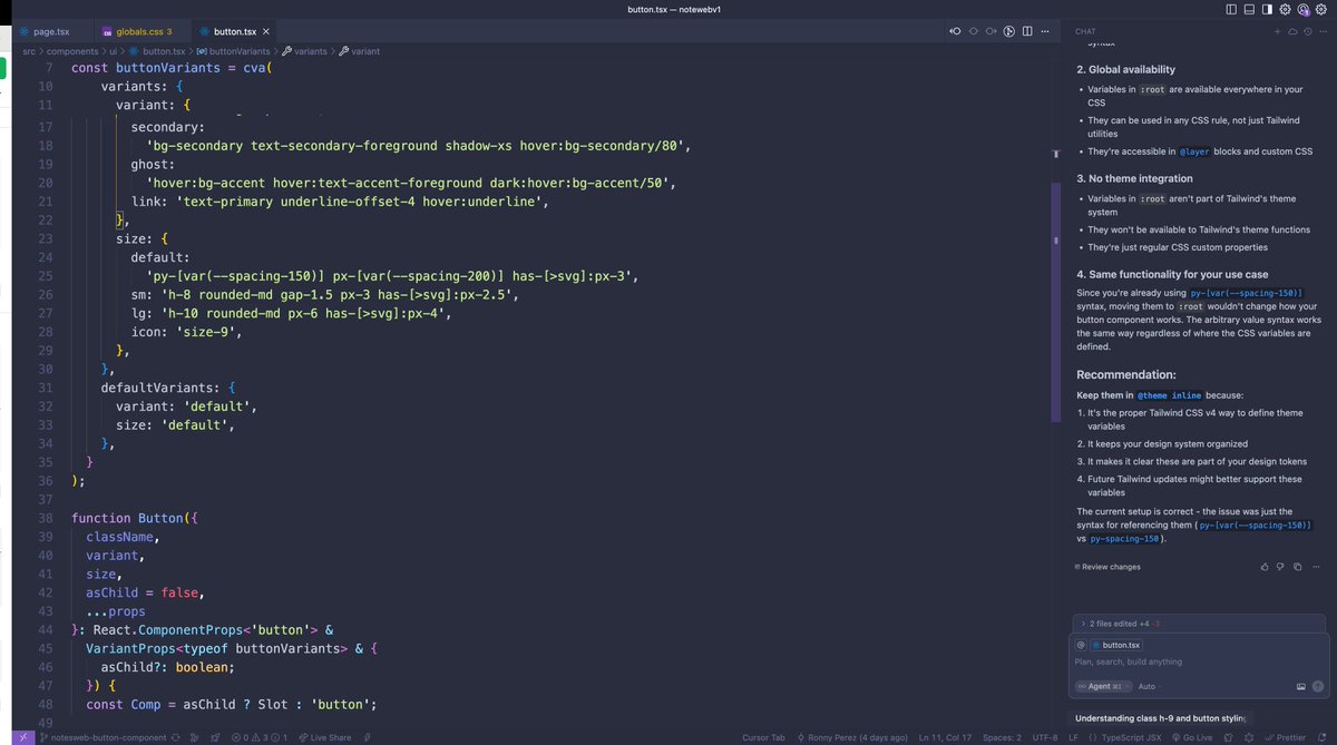 ronnypdev's tweet image. One day is going to be my day! I don't when, but until then, the grind never stops.
#codingwhileunemployed #UntilTheWheelsFallOff #Nextjs #TypeScript #React #TailwindCSS #VibeCoding #AIagents #AI #Cursor #Figma
