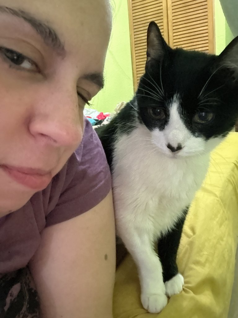 Hoy he pensado que Furia algún dia se irá y he llorado preguntándole cuanto tiempo cree el que nos queda juntitos , y se me ha acurrucado t.t