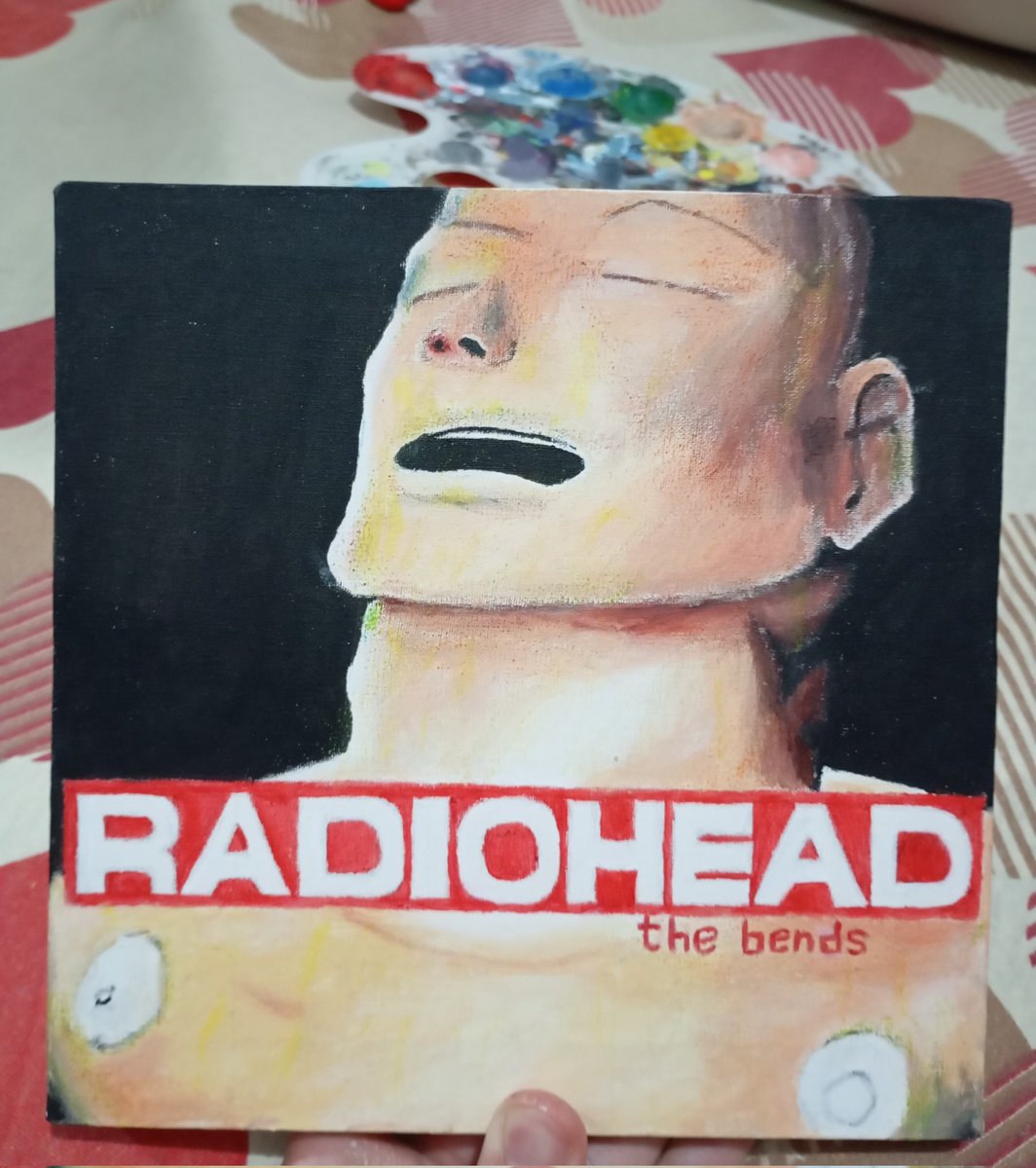 pauloCARALHO171's tweet image. fiz um quadro do meu album preferido do radiohead