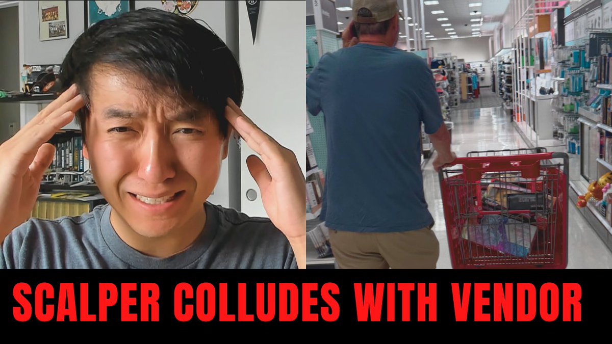Kennyboulder's tweet image. This story is in Atlanta Georgia. A Pokemon Card Scalper has been possibly colluding with the vendor during Pokemon Card Restocks, buying product and getting past the limit SKUs.
Thank you to Trading Cards Atlanta for the story.
Video:
youtu.be/mk1a6dACWUY
@ScalpersDaWild