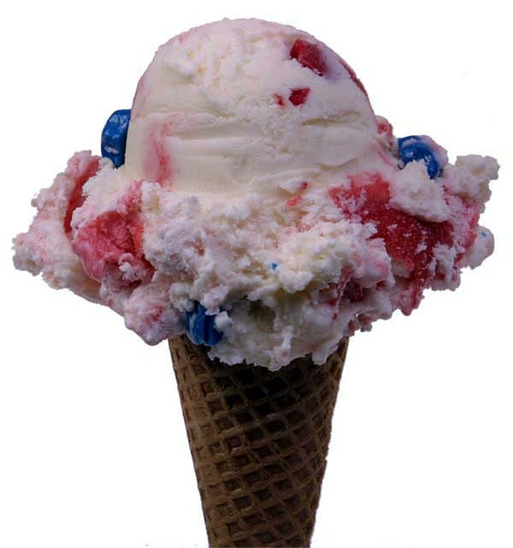 DoD_USD_PR's tweet image. Influenced by #NationalIceCreamDay, our minds are drifting to a scoop of Stars and Stripes ice cream, debuted at the Pentagon in 2002.