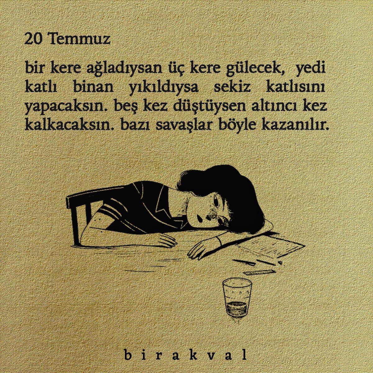 Ben hiçbir zaman pes etmedim