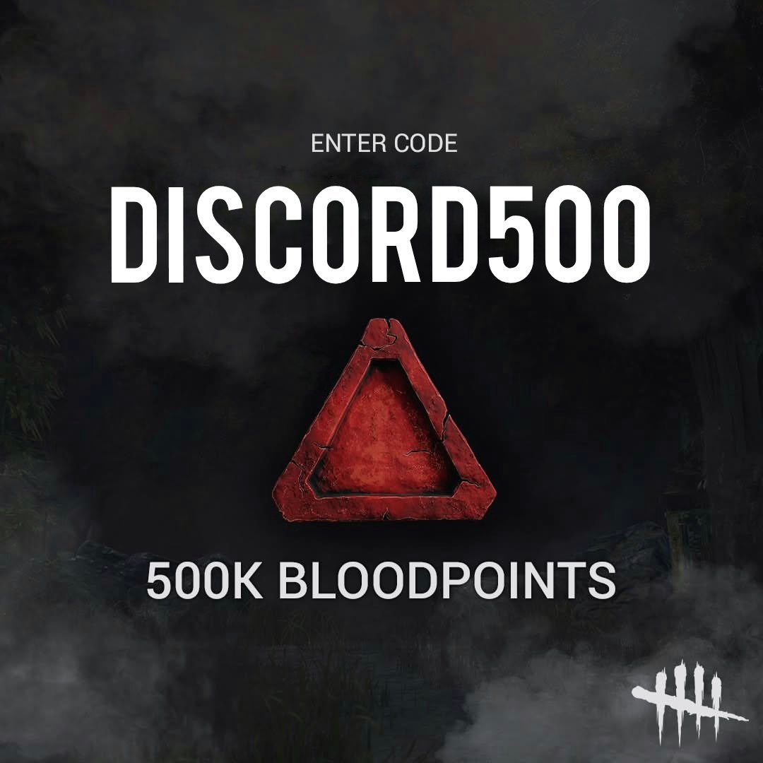 RuthlessLeaks's tweet image. use the code DISCORD500 to get 500k Bloodpoints