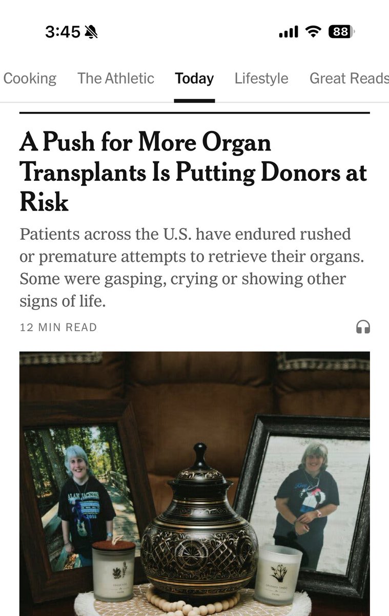 And all this time I just thought my mom was being dramatic when she told me I should never become an organ donor… 

Horrifying.