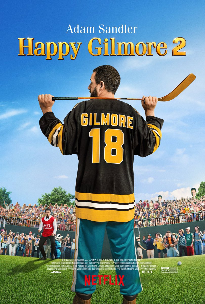 Adam Sandler is back in his happy place. 

See HAPPY GILMORE 2 at @egyptianla July 28-30!