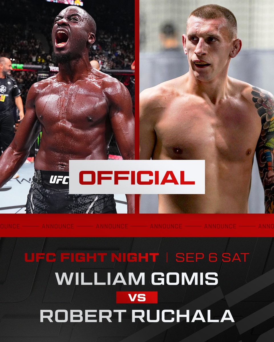 UFCEurope's tweet image. France vs Poland goes down at #UFCParis ๐ฅ
๐ซ๐ท William Gomis vs Robert Ruchala ๐ต๐ฑ