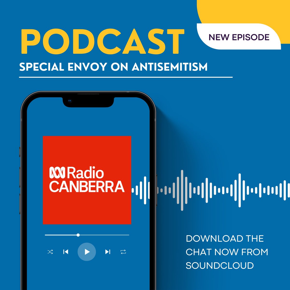 I really enjoyed chatting with ABC Canberra last week about the Special Envoy to Combat Antisemitism. You can hear my entire chat with Emma Bickley by clicking here - soundcloud.com/senatorscarr/a…