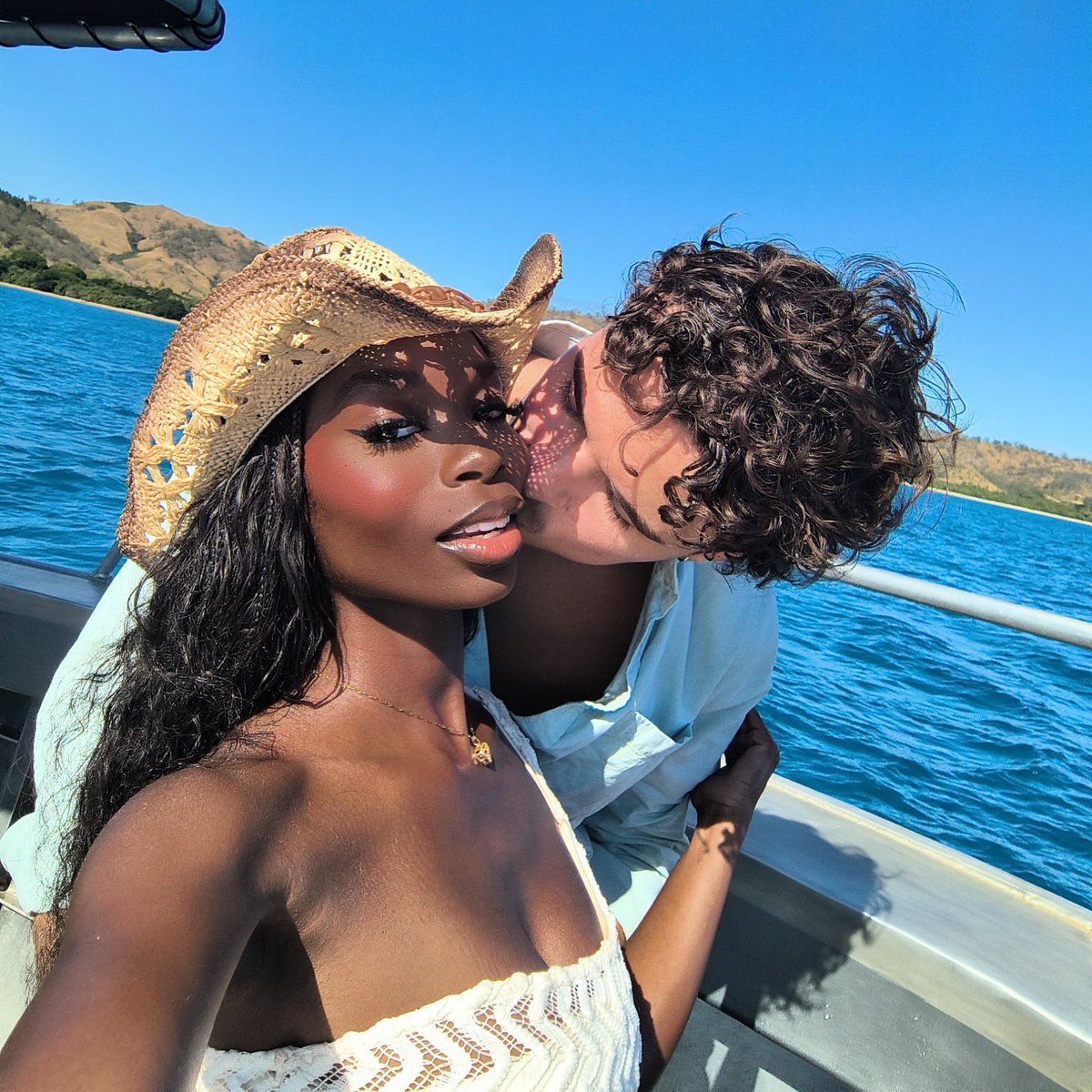 nicolandriahub's tweet image. Olandria posts selfies with Nic during their final date on Instagram 🩵
#LoveIslandUSA #nicolandria