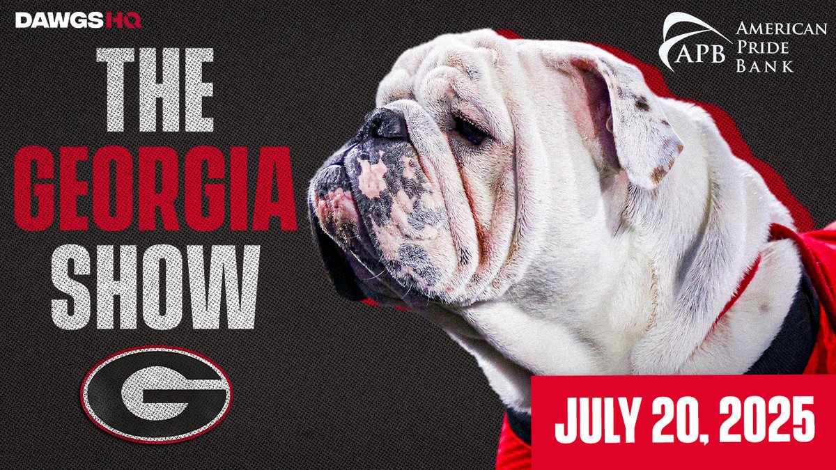 JakeMRowe's tweet image. The Georgia Show, presented by American Pride Bank, is going LIVE right now...
The Dawgs bring in another top target, preseason prognostications are in, and the season itself is creeping up...
Join @RustyMansell_ and me...
youtube.com/live/ib6-NALIH…