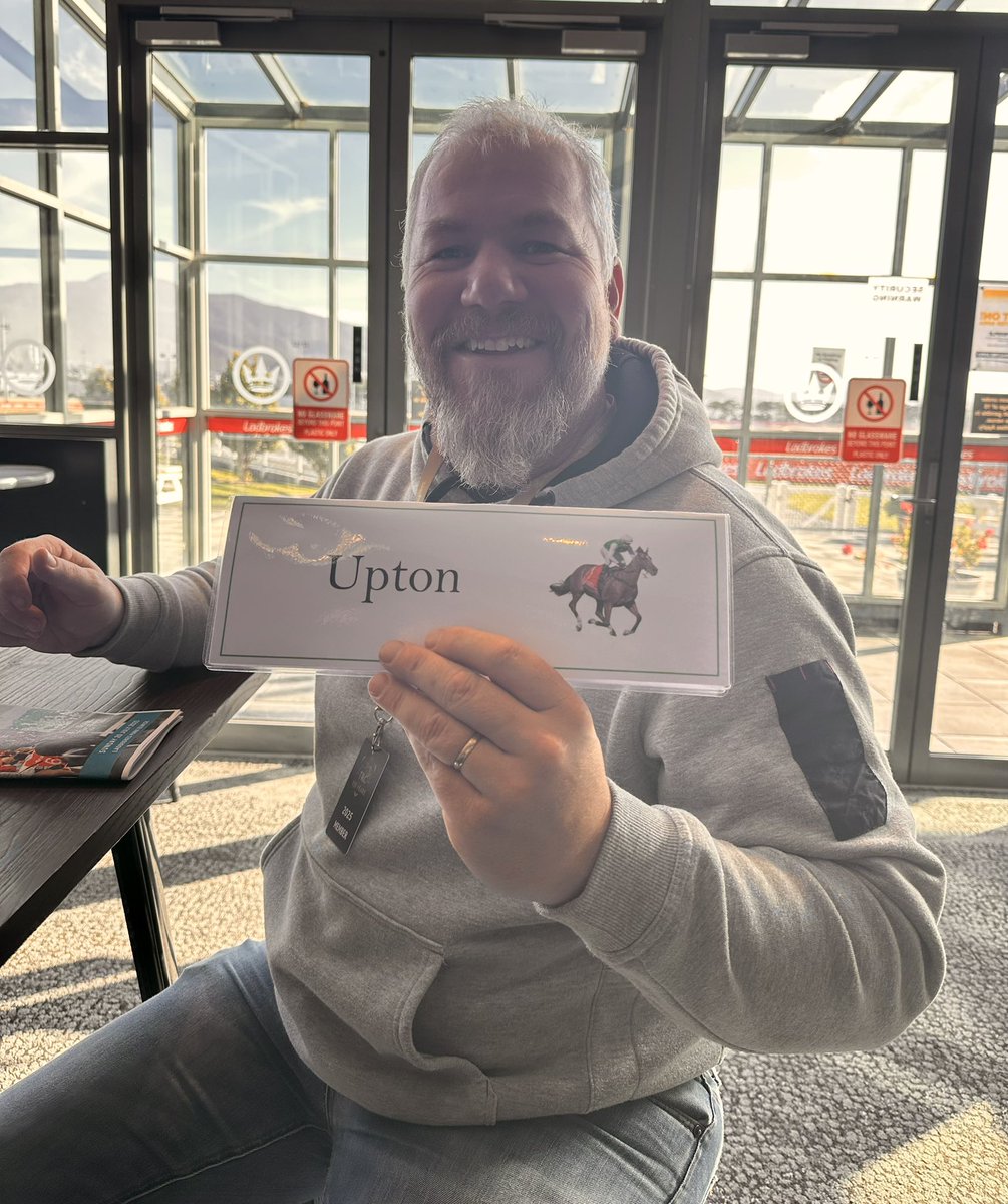 It’s the little things that make a difference. Well done TRC for personalising the regulars reserved signs in the owners bar! <a href="/thebugle79/">Adam Upton</a> was pretty happy with his Veggie one! #tasracing
