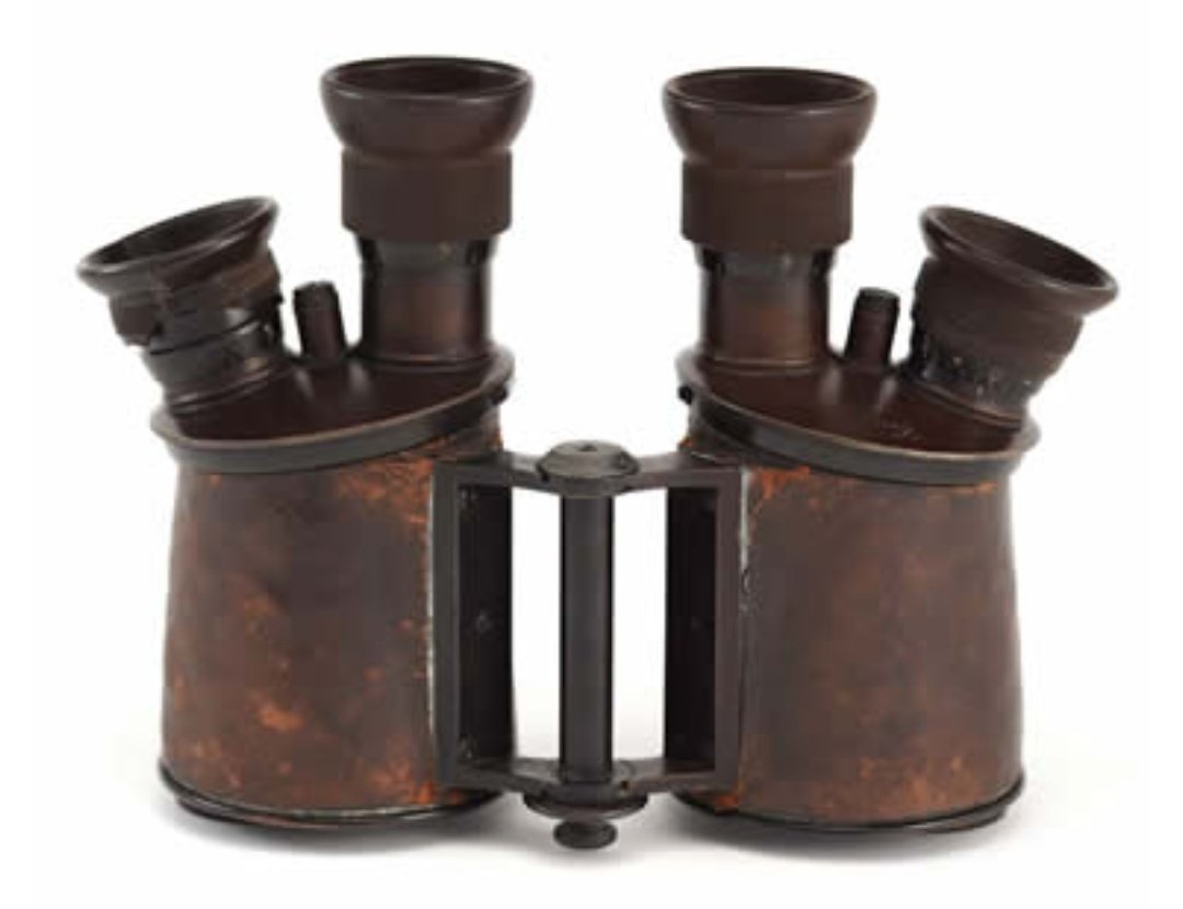 MarkHay55822123's tweet image. Unusual binoculars by Karl Zeiss the German optical company. Dating from the early 1900s the revolving eyepieces give two different magnifications. This particular pair was used by Admiral Togo at the Battle of Tsushima and he gave his name to the type.