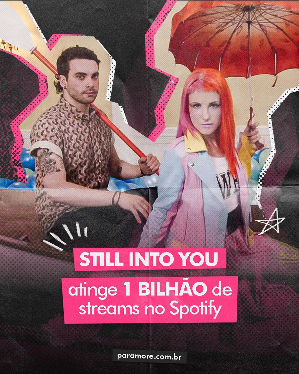 paramorebrasil's tweet image. 'Still Into You', hit atemporal do álbum autointitulado, acaba de atingir a marca de 1 BILHÃO de streams no Spotify 😍🏆
Já ouviram esse hino hoje? 🥹 🎨
Arte por @pasqualquefez, da equipe Paramore Brasil.