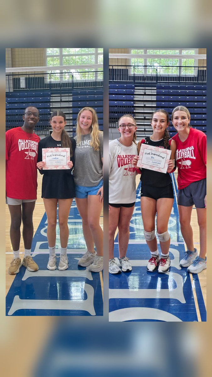 Allatoona Volleyball (@allatoonavb) on Twitter photo Congrats to <a href="/AllatoonaVB/">Allatoona Volleyball</a> players Caroline Spuhler & Bri McVeigh for being voted "Most Inspirational" at the <a href="/BerryVolleyball/">Berry College Volleyball</a> camp.
Go Bucs!
<a href="/allatoona_hs/">Allatoona High</a>
<a href="/toona_athletics/">Allatoona Athletics</a>
<a href="/OfficialGHSA/">GHSA</a> Congrats to <a href="/AllatoonaVB/">Allatoona Volleyball</a> players Caroline Spuhler & Bri McVeigh for being voted "Most Inspirational" at the <a href="/BerryVolleyball/">Berry College Volleyball</a> camp.
Go Bucs!
<a href="/allatoona_hs/">Allatoona High</a>
<a href="/toona_athletics/">Allatoona Athletics</a>
<a href="/OfficialGHSA/">GHSA</a>