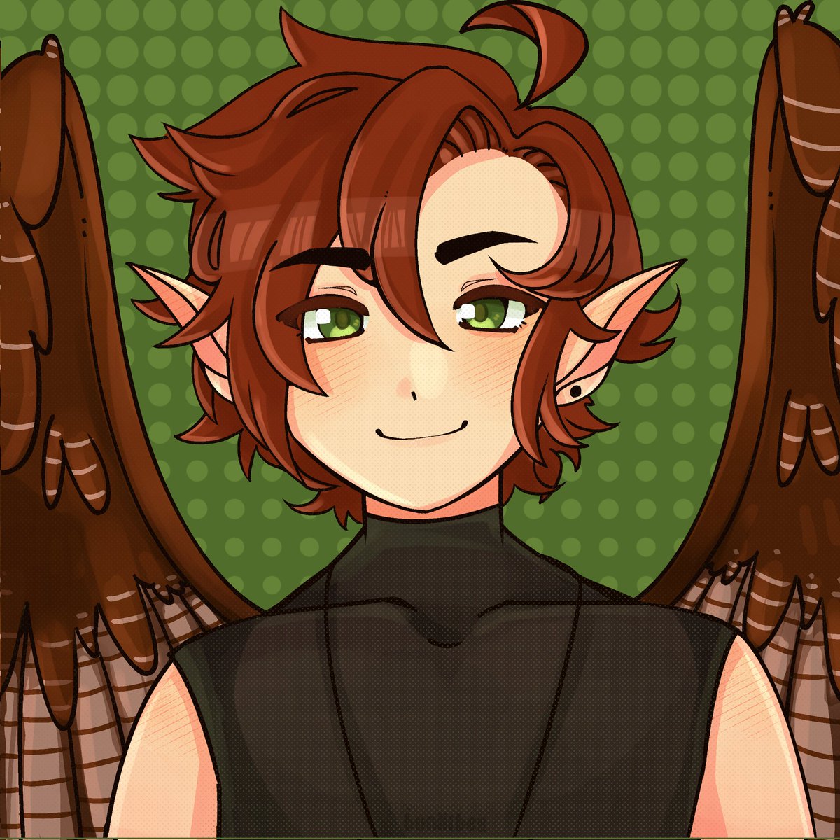 bunalbey's tweet image. revenge i did for @/swirlingidiocy on art fight!!!! this is their character max/axel