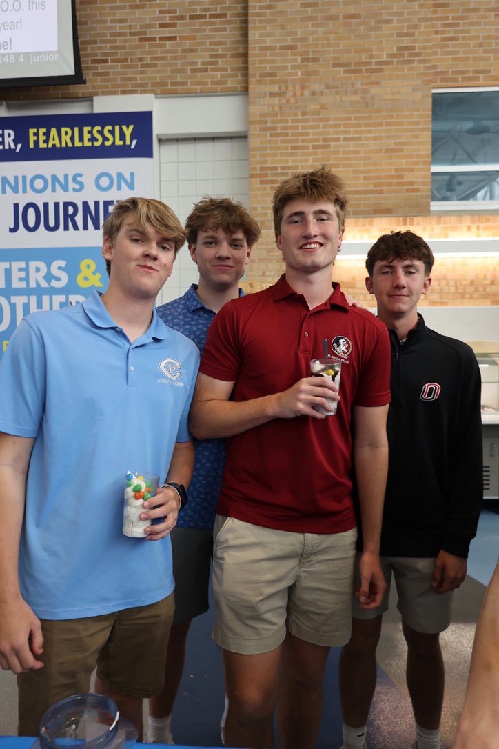 Creighton Prep Admissions (@gocreightonprep) on Twitter photo Happy #NationalIceCreamDay! 7th and 8th graders: Plan to take a Shadow Day with us at Prep this fall… dates coming soon! You might even get lucky and be there on a day when the ice cream machine is on.🍦
Pictured: 2025 Jr. Jays making Senior Sundaes. 🙌 Happy #NationalIceCreamDay! 7th and 8th graders: Plan to take a Shadow Day with us at Prep this fall… dates coming soon! You might even get lucky and be there on a day when the ice cream machine is on.🍦
Pictured: 2025 Jr. Jays making Senior Sundaes. 🙌