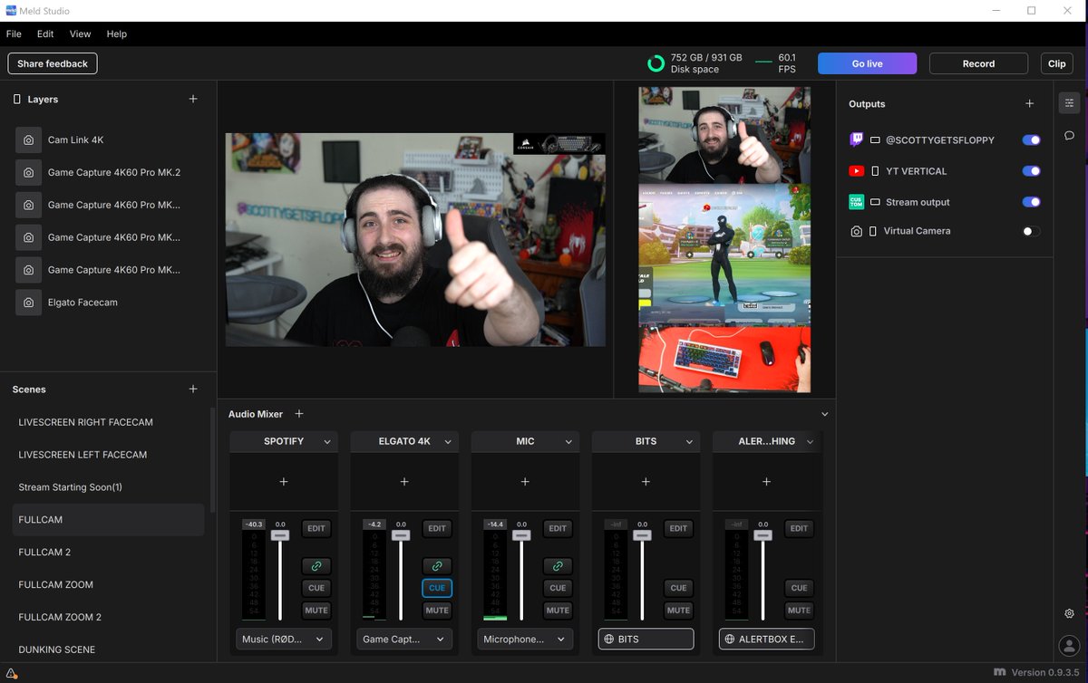 SCOTTYGETFLOPPY's tweet image. About to try my FIRST EVER STREAM with @StreamWithMeld ! Excited to see what different things I can do compared to OBS!
link in bio :)