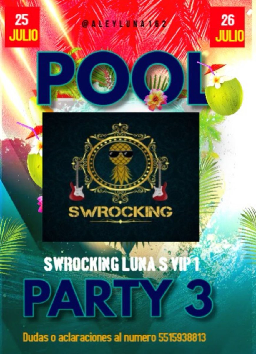 Daniel Vidrio Single (@danielvidrio12) on Twitter photo Este 25 y 26 de julio vamos a pasarnos la super rico en la 3er Pool party de mis amigos <a href="/AleyLuna162/">LunayAlex16</a>
Pidan sus accesos aún hay
A quienes veremos allá 😏🔥😏🔥 Este 25 y 26 de julio vamos a pasarnos la super rico en la 3er Pool party de mis amigos <a href="/AleyLuna162/">LunayAlex16</a>
Pidan sus accesos aún hay
A quienes veremos allá 😏🔥😏🔥