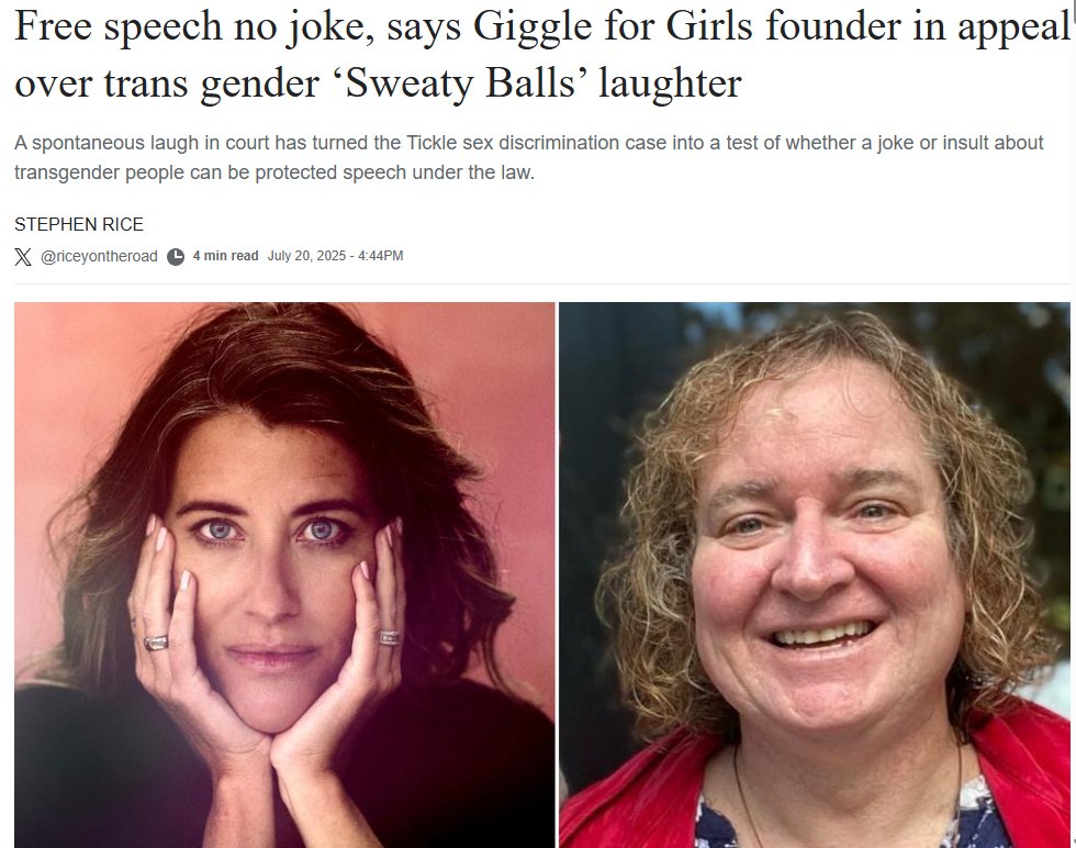 DesexingSociety's tweet image. Great to see "sweaty balls" in this headline 🤣🤣
Full article: archive.md/IEMQn