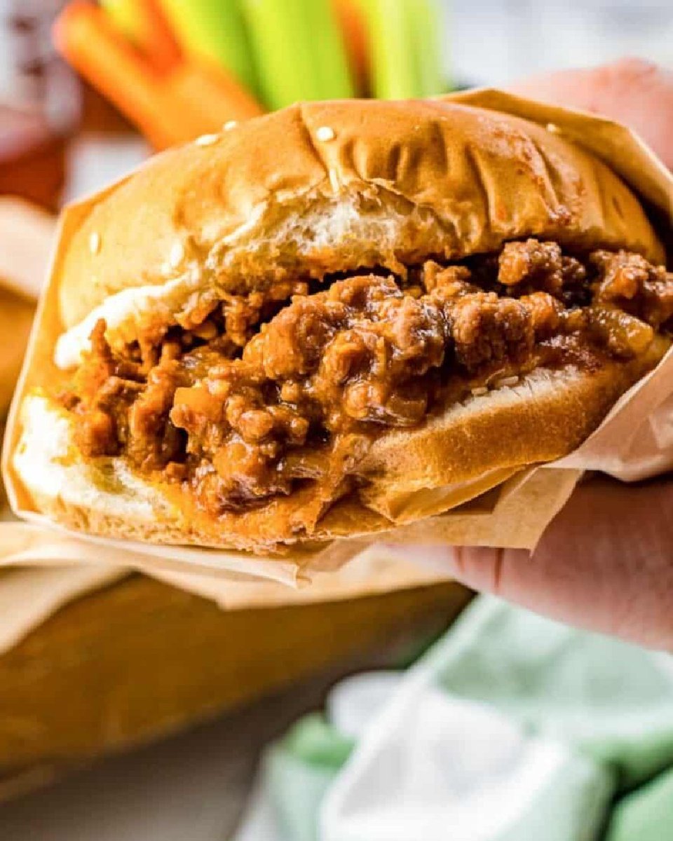 Big batch, big flavor, big smiles! 😃 **SLOW COOKER SLOPPY JOES** 🍔🎉 are the ultimate family-friendly dinner 🍽️ —saucy, messy, and always a hit. 🥳
 RECIPE: 👉flavormosaic.com/slow-cooker-sl…