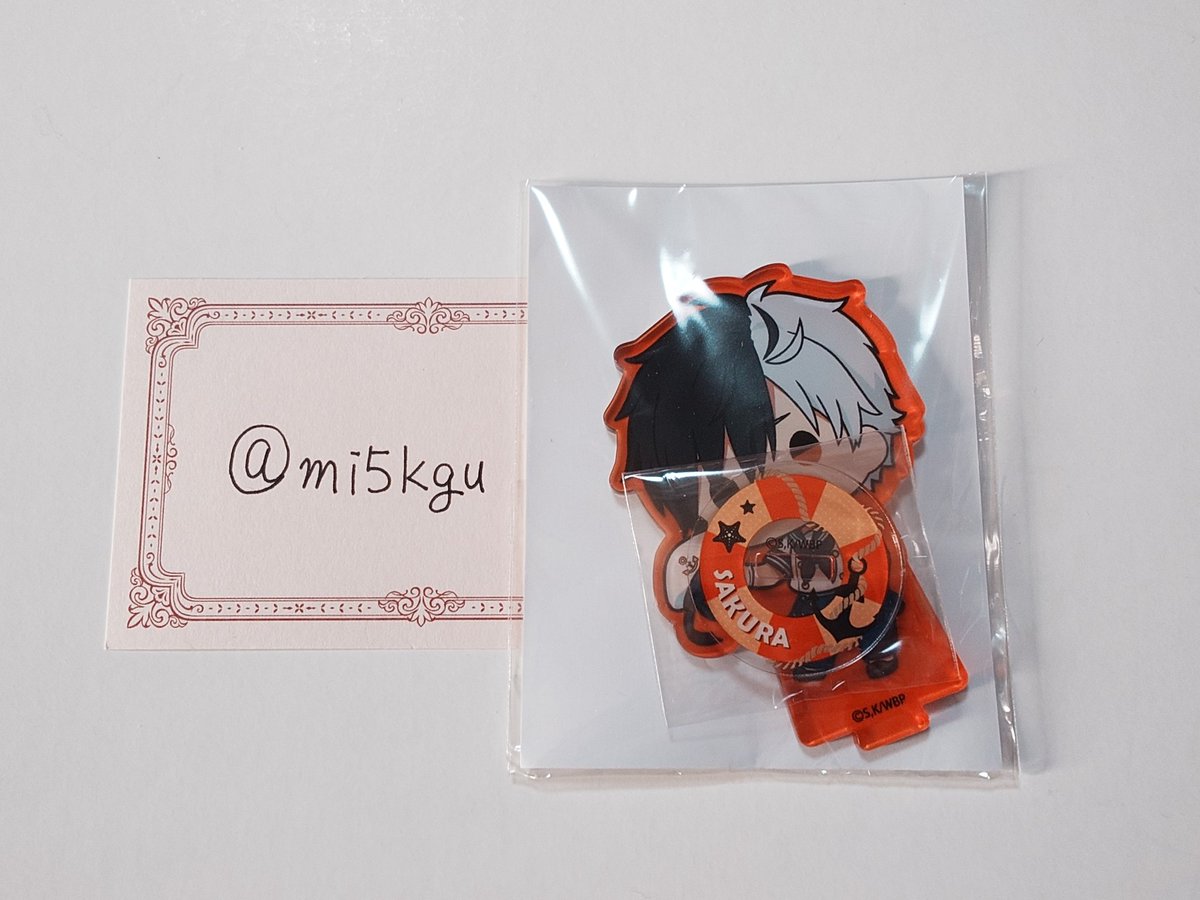 mi5kgu's tweet photo. 【譲渡・交換】
ウィンブレ GIGO デフォルメアクリルスタンド Marine Style ミニアクスタ

譲→桜

求→800円(＋送料)

郵送(ゆうちょ銀行、PayPay送金)、都内手渡し

推しを取る際にアームに引っかかり取れた物になります。検索からでもお声掛けください。
宜しくお願い致します。 https://t.co/UZVNBDUsZ7