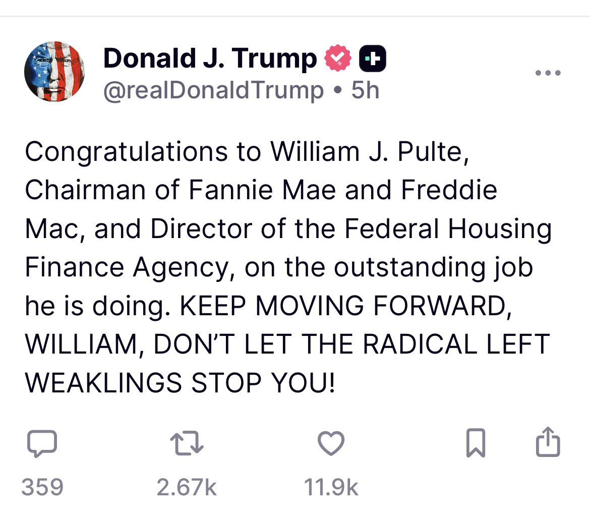 pulte's tweet photo. https://t.co/E5CZPjINFA