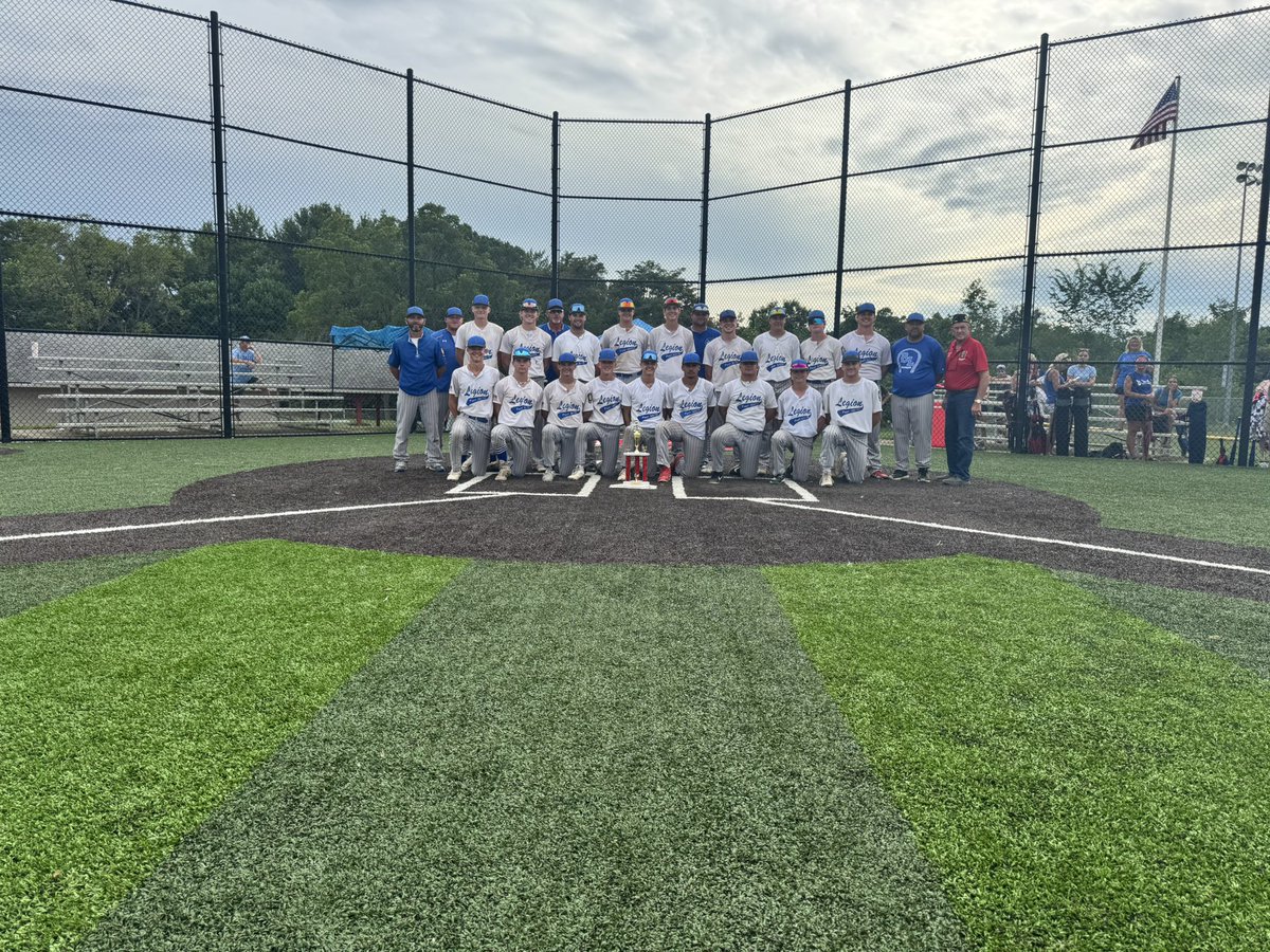 BevLowellLegion's tweet image. CHAMPIONS!!!!
Boys bounce back after losing game 1 to claim the district championship and advance to the State Tournament at Beaver Field in Lancaster. More information on the state tournament will be posted later in the week