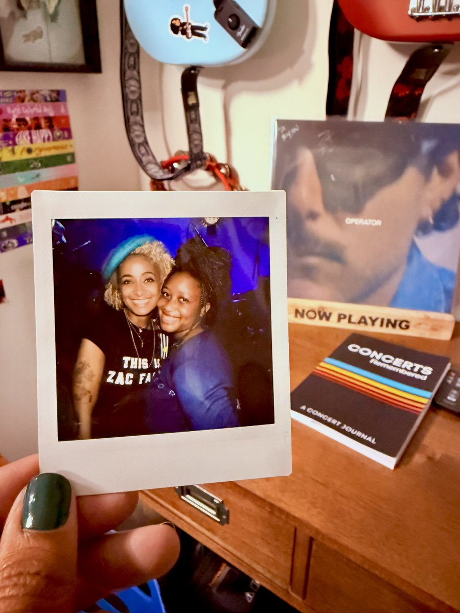 rosecolored_ry's tweet image. one of the photographers asked to take a polaroid of @Alexb_Sweetie and i last night between sets and i still can’t get over how cute it came out 🥹