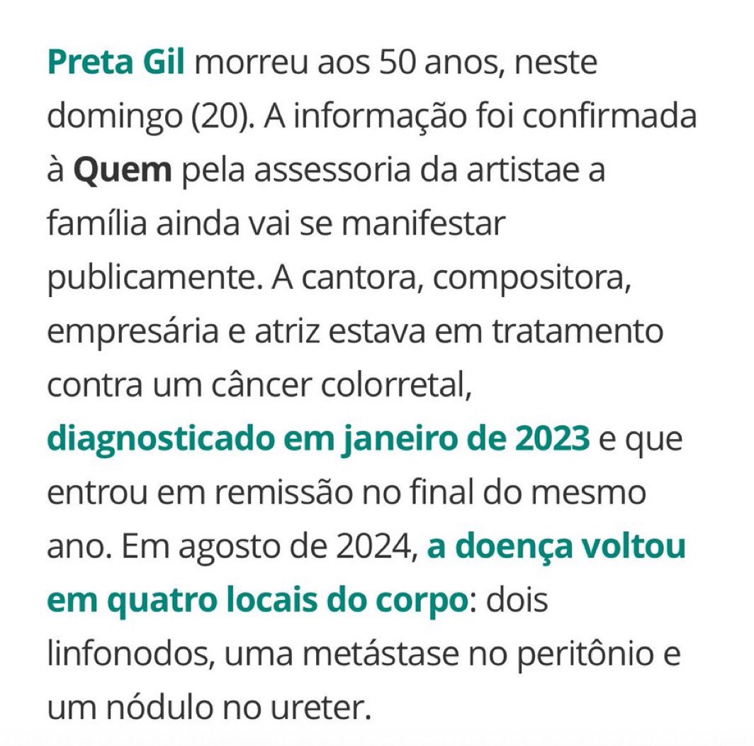 PaolaDeboche's tweet image. Infelizmente a a assessoria confirmou.
Descanse em paz, Preta! 😔