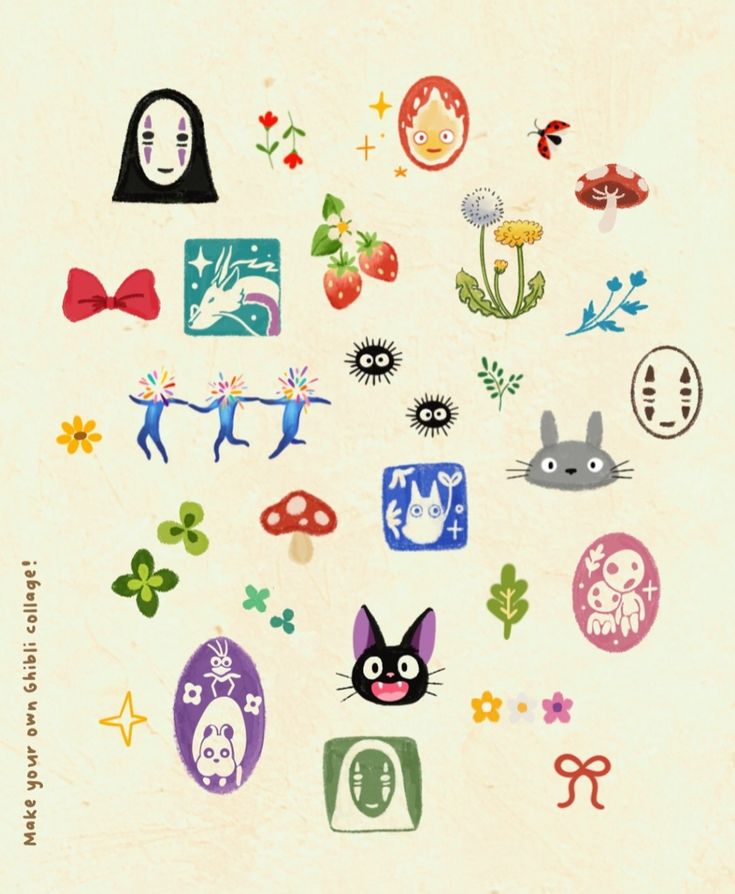 More Ghibli flash tattoo ideas ovenleetattoo