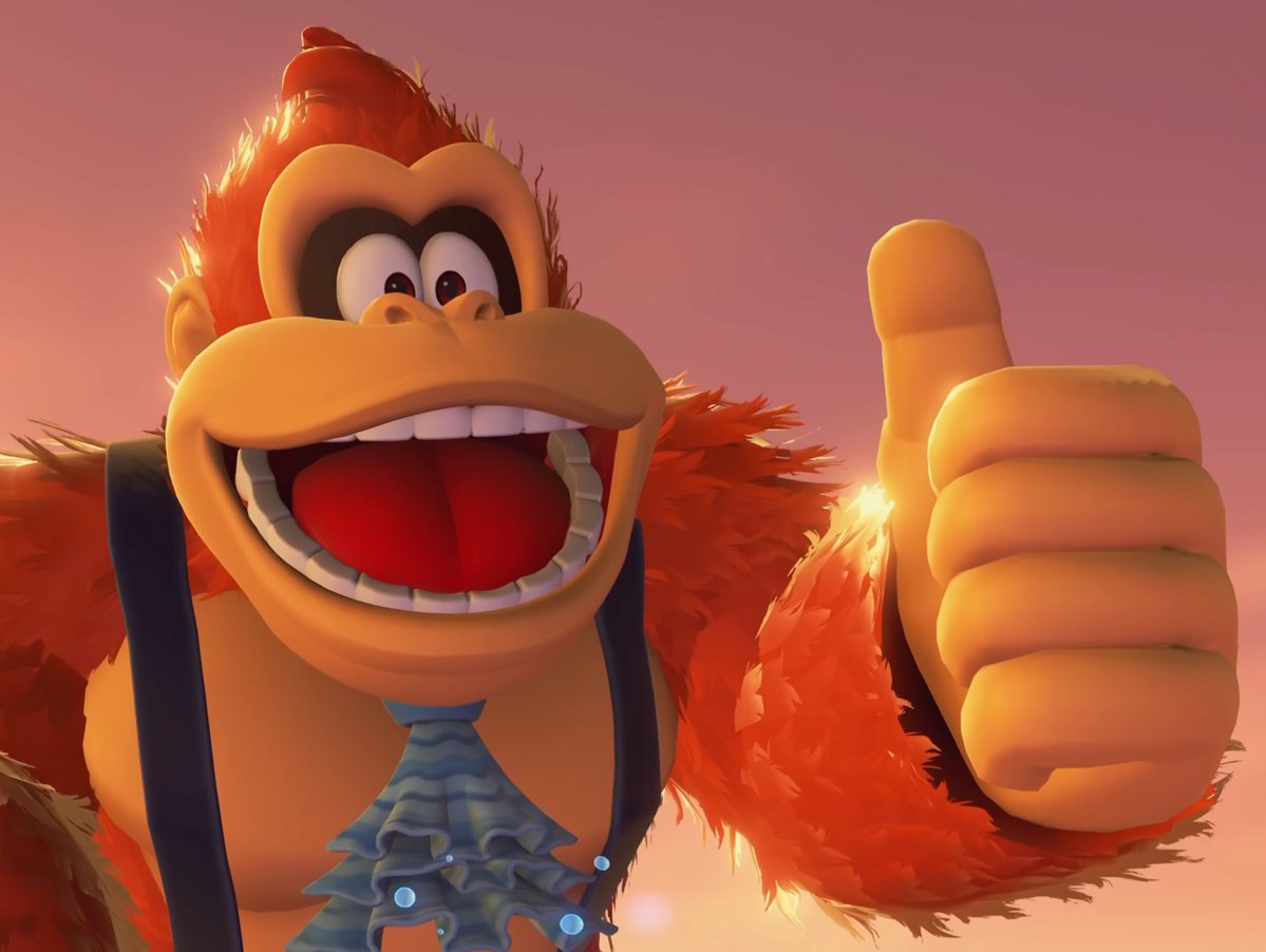 SpawnWaveMedia's tweet image. Hit the end of Donkey Kong Bananza. Immediately goes into the top tier of 3D Platformers for me. Mostly mainlined the game with some challenges mixed in here and there. Still a lot to do.