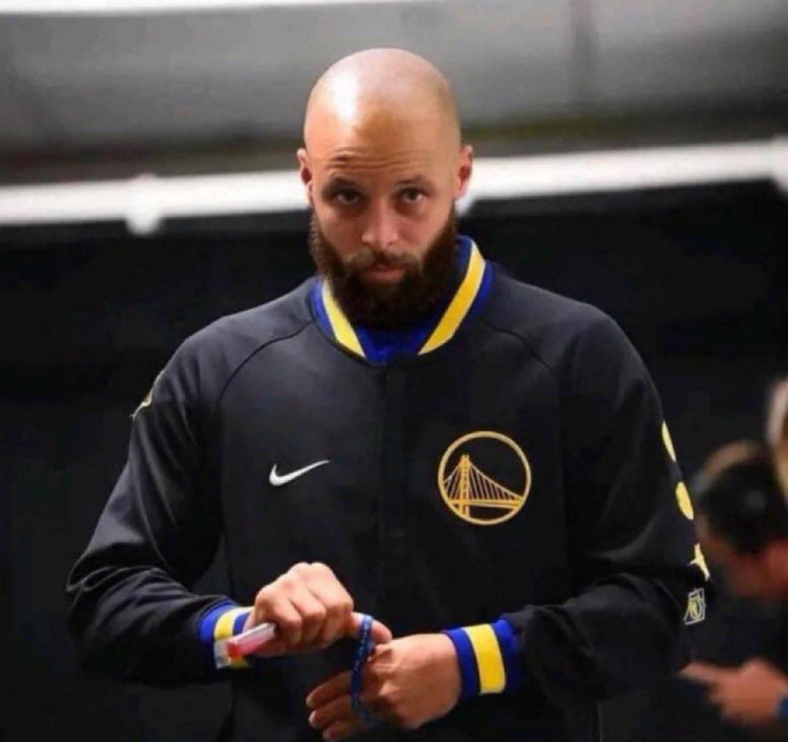 DavidOnstern's tweet image. Steph Curry rocking a new look