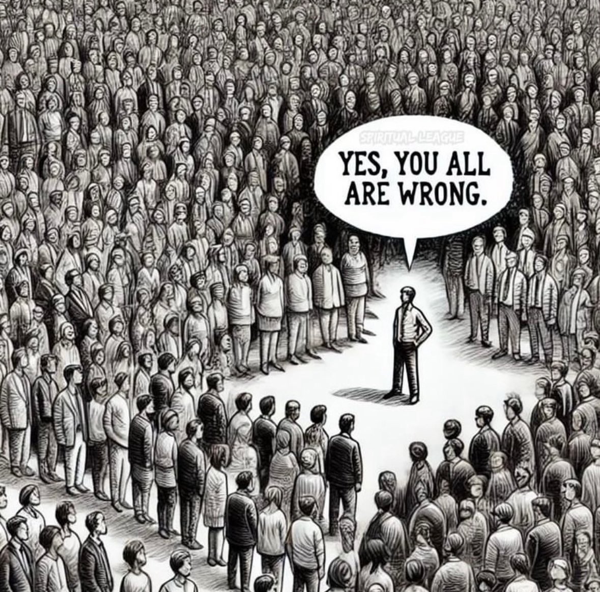 philosofounder_'s tweet image. You can either look at this image and relate because you’re ignorant or wise.
The ignorant relate because they are contrarians… the wise relate because they know themselves and trust their intuition. Be true, not contrarian. Read Girard.