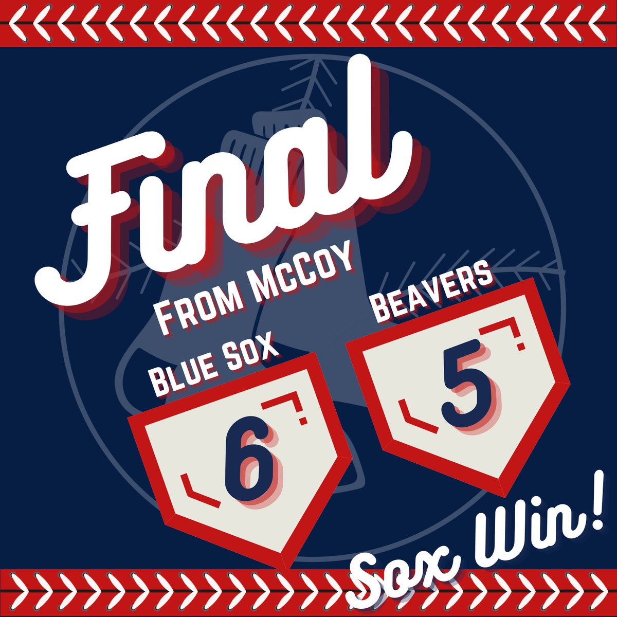 BlueSoxWI's tweet image. 𝗦𝗢𝗫 𝗕𝗔𝗧𝗧𝗟𝗘 𝗕𝗔𝗖𝗞 𝗔𝗡𝗗 𝗪𝗔𝗟𝗞 𝗜𝗧 𝗢𝗙𝗙 𝗧𝗢 𝗘𝗡𝗗 𝗧𝗛𝗘 𝗥𝗘𝗚𝗨𝗟𝗔𝗥 𝗦𝗘𝗔𝗦𝗢𝗡!!!

We're leaving McCoy for the season with big ol' smiles on our faces! What a way to end it!

#NeverGiveUp #Baseball #SoxBall #LakesBall